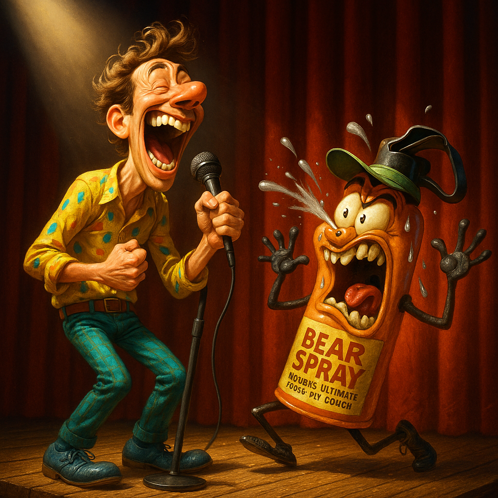 Featured image for Bear Spray: Nature's Ultimate Cross-Fit Coach - Comedy roast about Bear spray