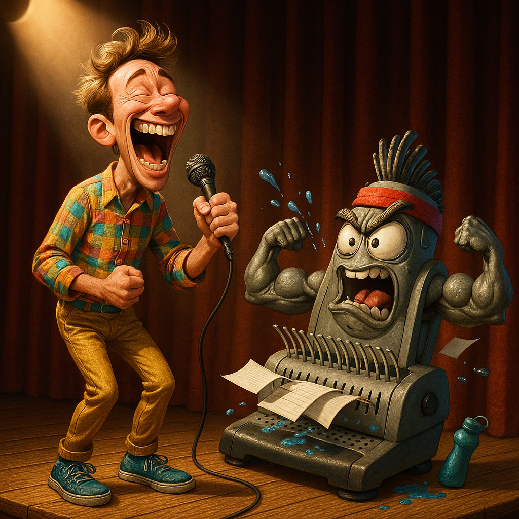 Featured image for Binding Machine: The Office Paperclip That Went to CrossFit - Comedy roast about Binding machine