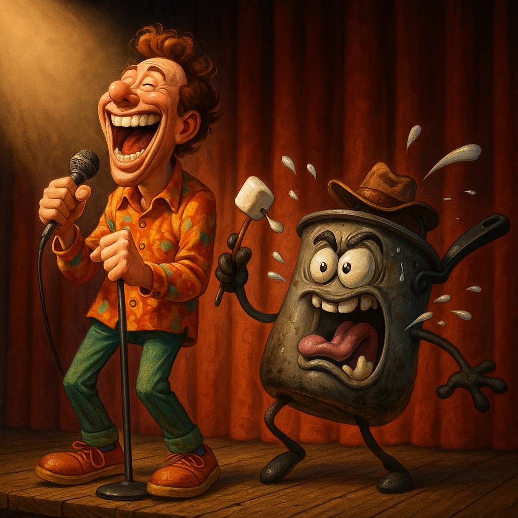 Featured image for Camping Cookware Set: Gourmet Ambitions, Sooty Realities - Comedy roast about Camping cookware set