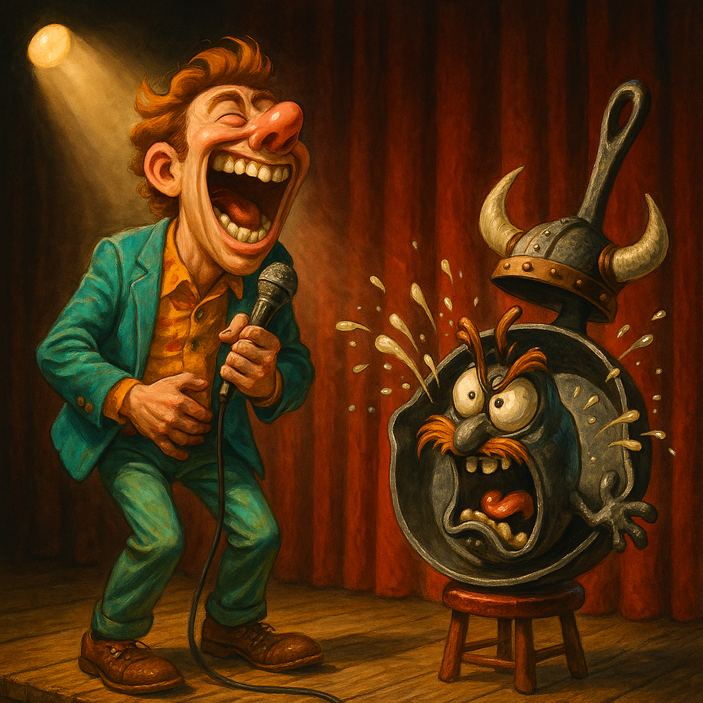 Featured image for Cast Iron Skillet: The Pan That Doubles as a Medieval Personality Test - Comedy roast about Cast Iron Skillet