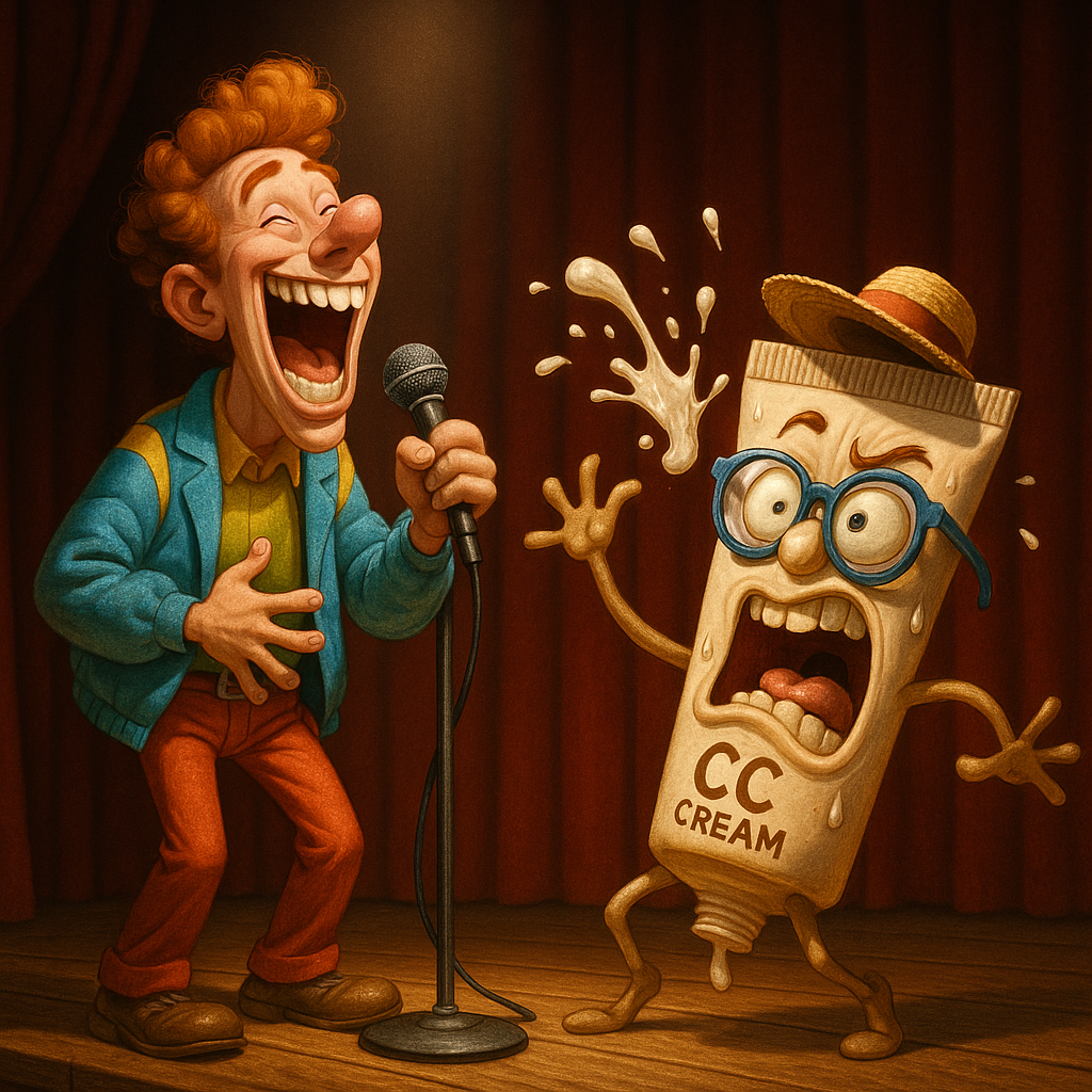 Featured image for CC Cream: The Witness Protection Program for Pores - Comedy roast about CC cream