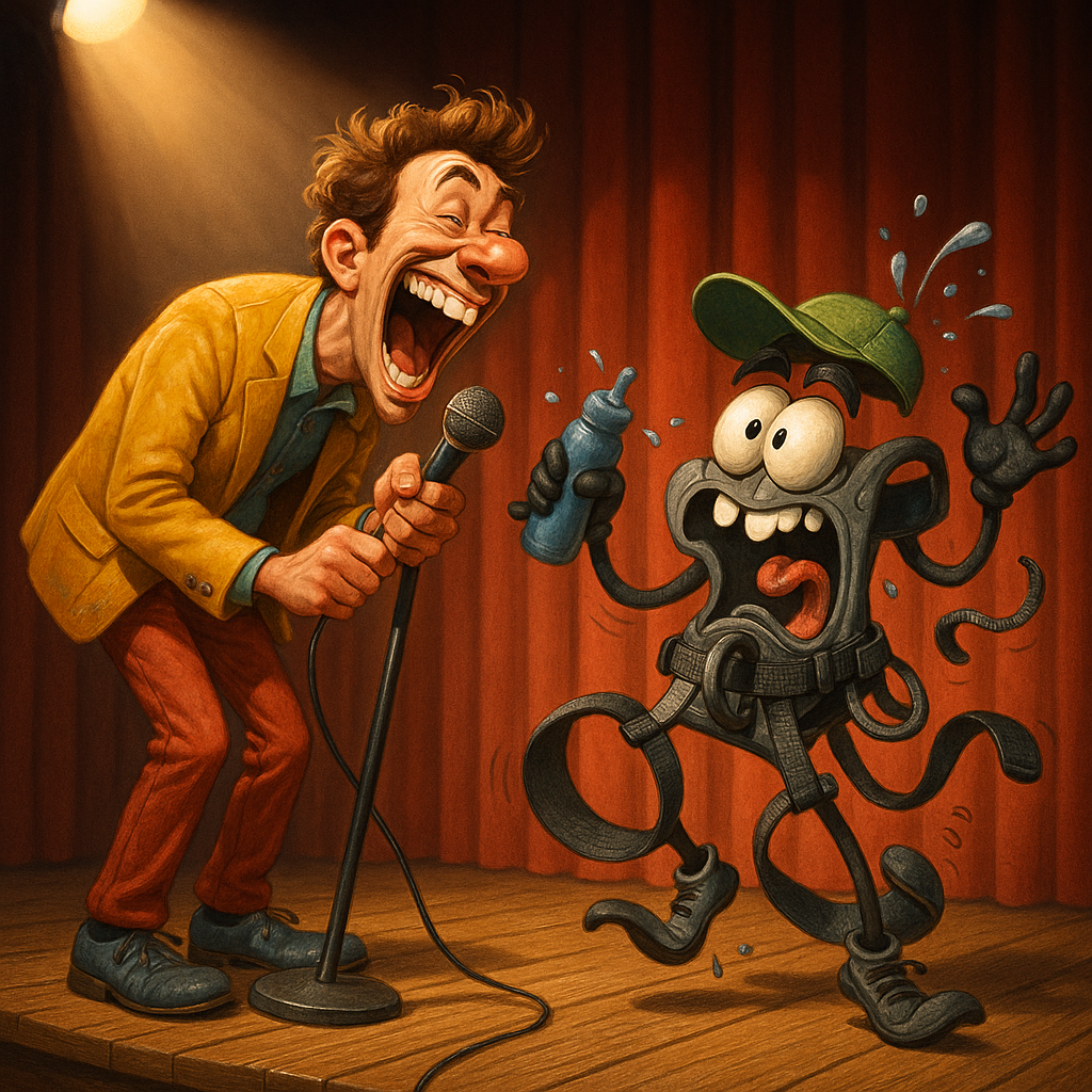 Featured image for Climbing Harness: The Wedgie You Paid For - Comedy roast about Climbing harness