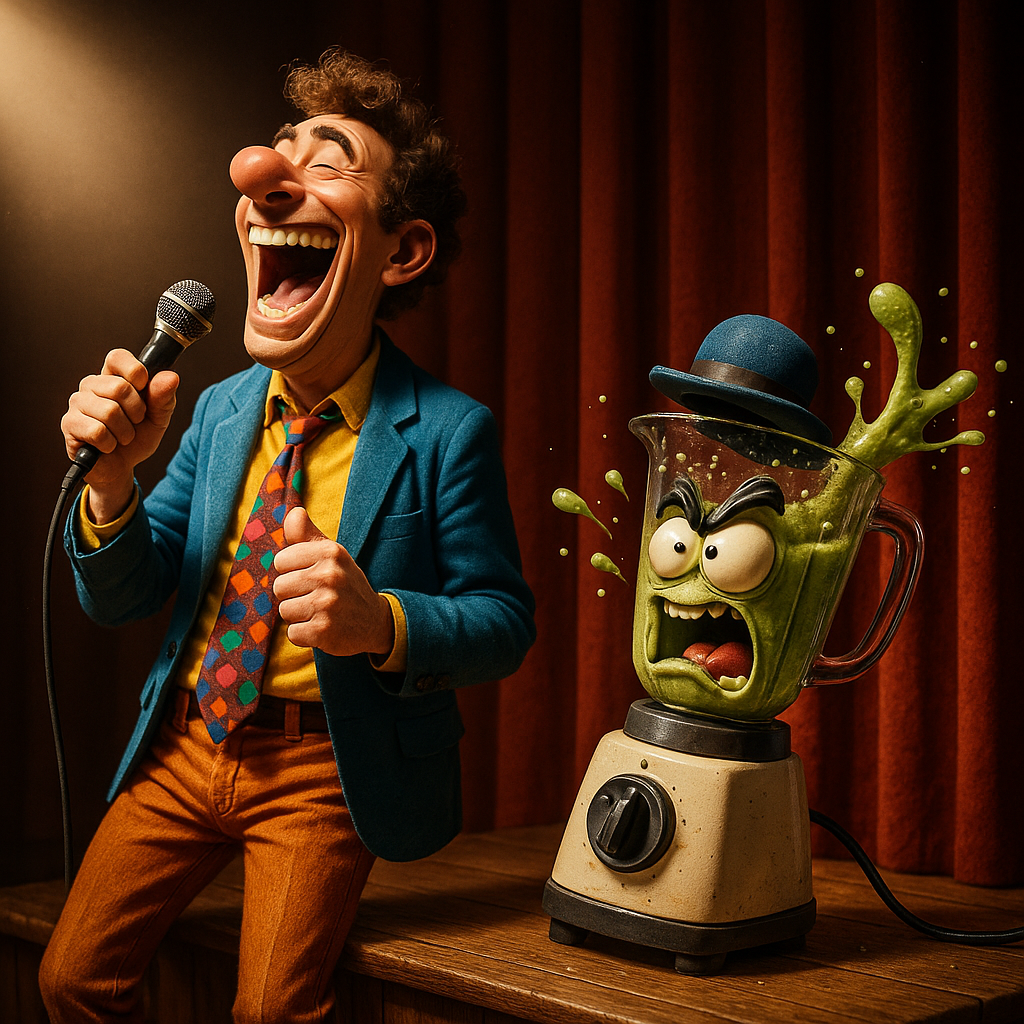 Featured image for Kitchen Blender: The Loudest Smoothie Therapist You've Ever Hired - Comedy roast about Blender